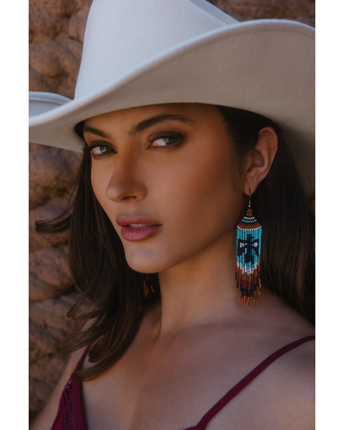 Idyllwind Women's Graylynn Beaded Fringe Earrings, Turquoise, hi-res