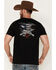 Image #1 - NRA Men's Freedom Eagle Short Sleeve Graphic T-Shirt, Black, hi-res