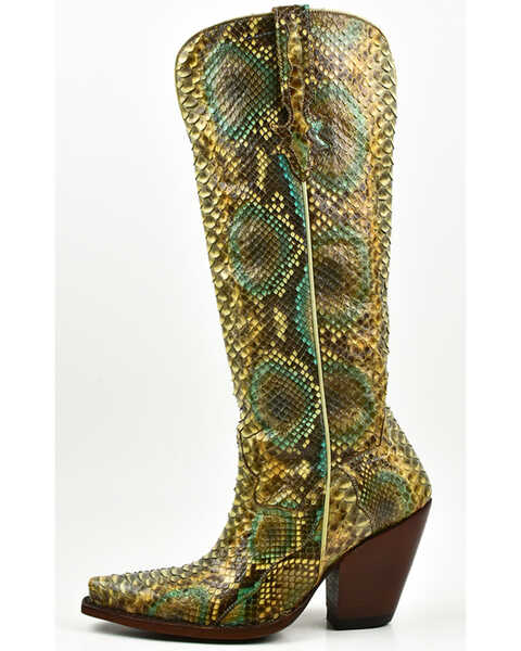 Image #3 - Dan Post Women's Lyla Python Exotic Western Boot - Snip Toe, , hi-res