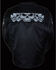 Image #2 - Milwaukee Leather Men's Reflective Skulls Textile Jacket - Big - 5X, Black, hi-res