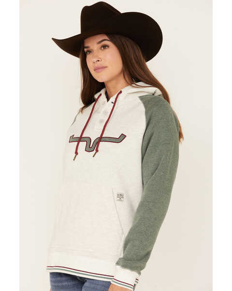 Image #3 - Kimes Ranch Women's Boot Barn Exclusive Amigo Logo Hooded Pullover, Olive, hi-res