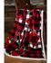 Image #4 - Carstens Home Lumberjack Bear Plaid Print Sherpa Throw Blanket, Brown, hi-res