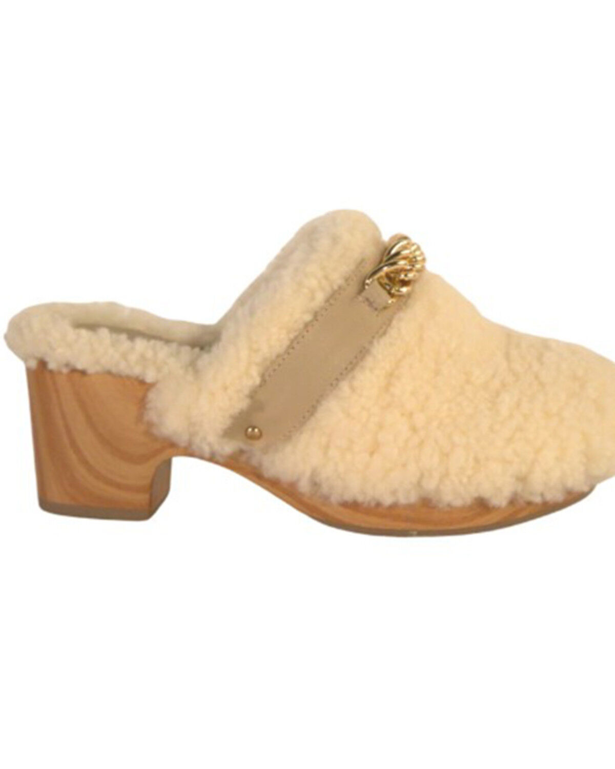 Image #1 - Cloud Nine Women's Polina Clogs, Ivory, hi-res
