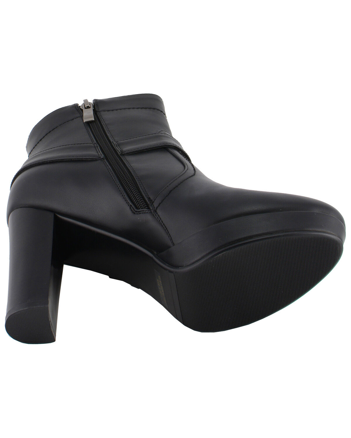 black booties medium heel