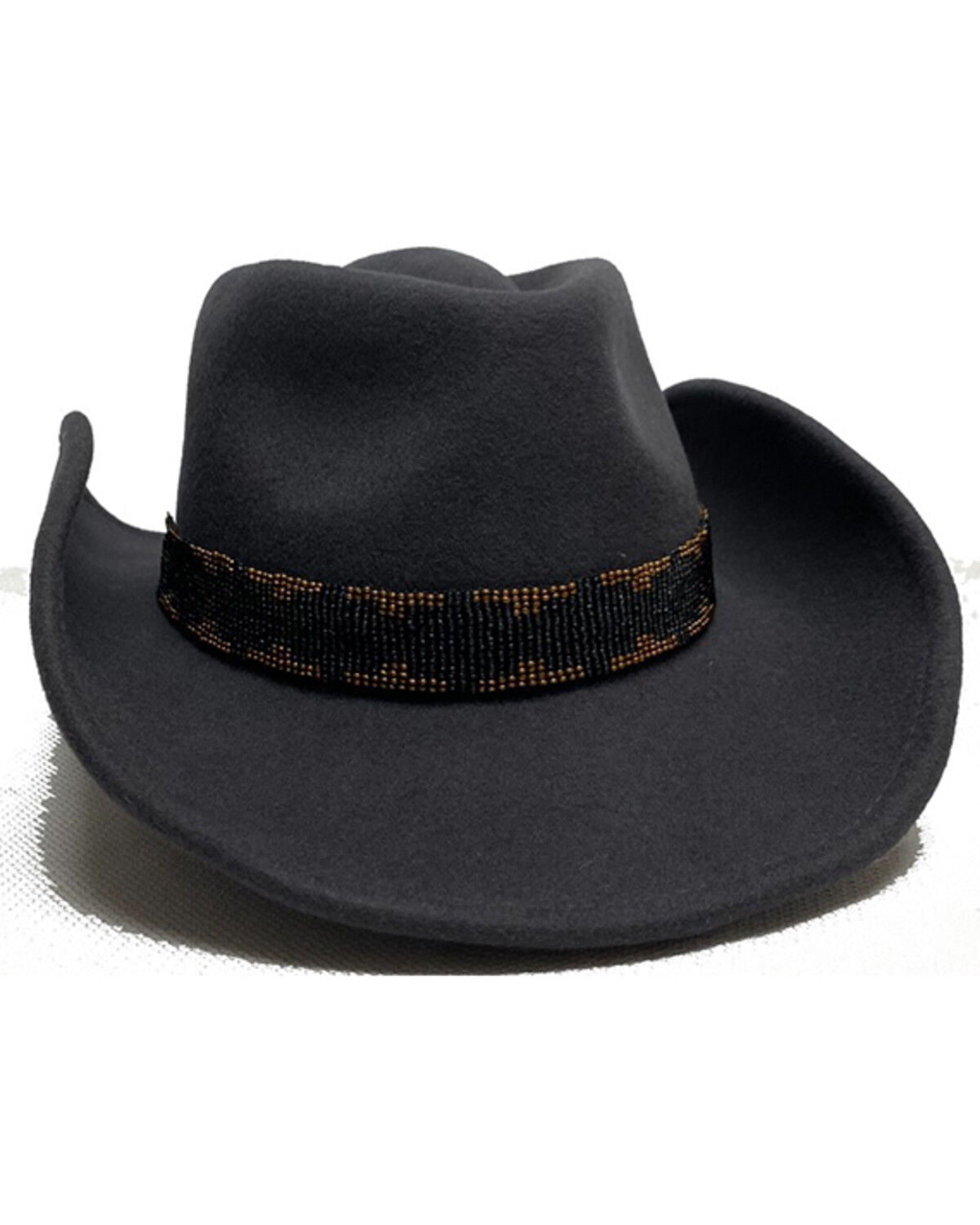 Image #2 - Nikki Beach Women's Rogue Felt Western Fashion Hat, Grey, hi-res