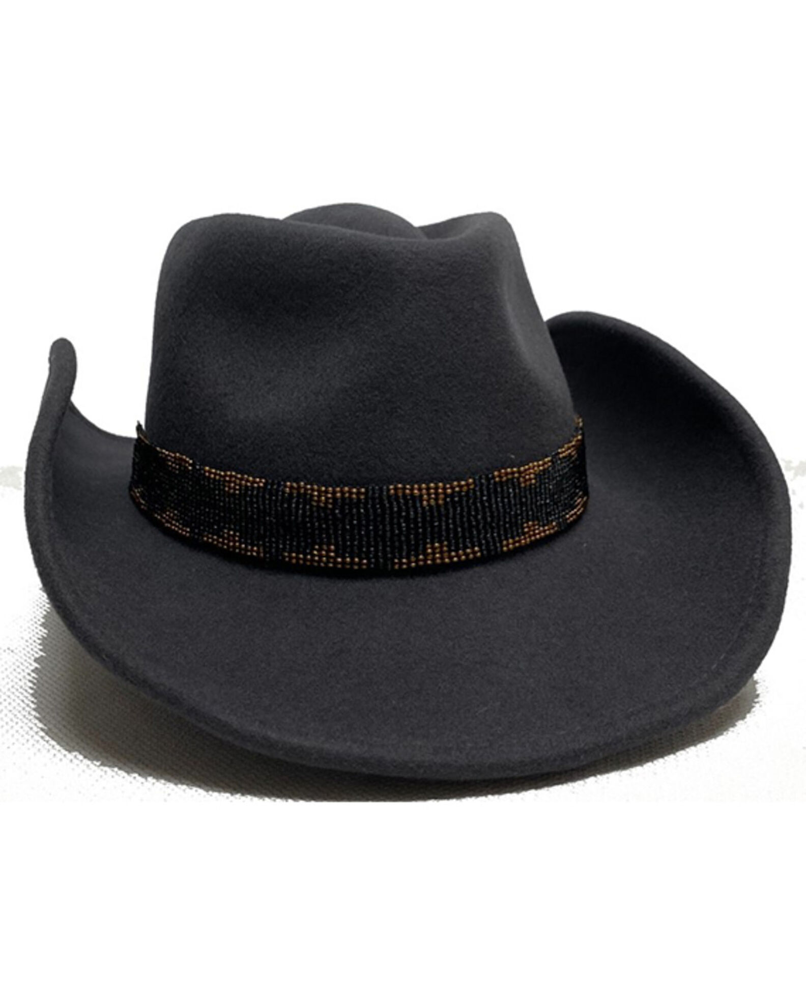 Image #2 - Nikki Beach Women's Rogue Felt Western Fashion Hat, Grey, hi-res