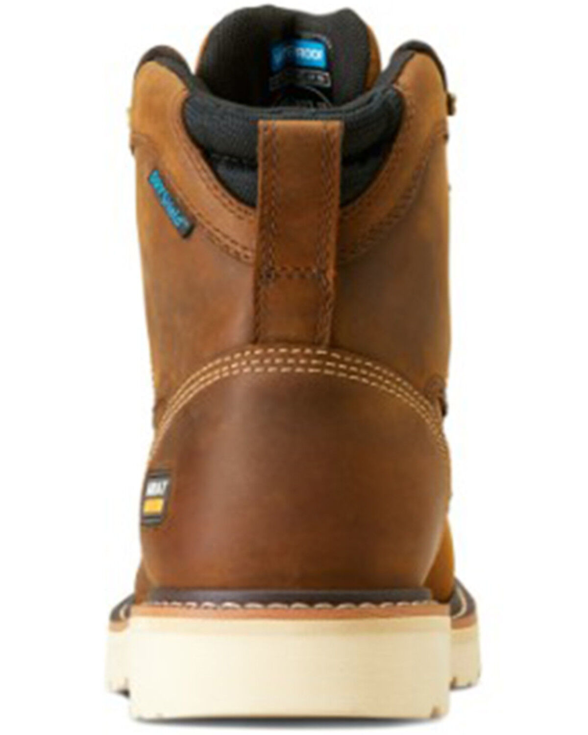 Image #3 - Ariat Men's Rebar Lift 6" Lace-Up Waterproof Work Boots - Moc Toe, Brown, hi-res