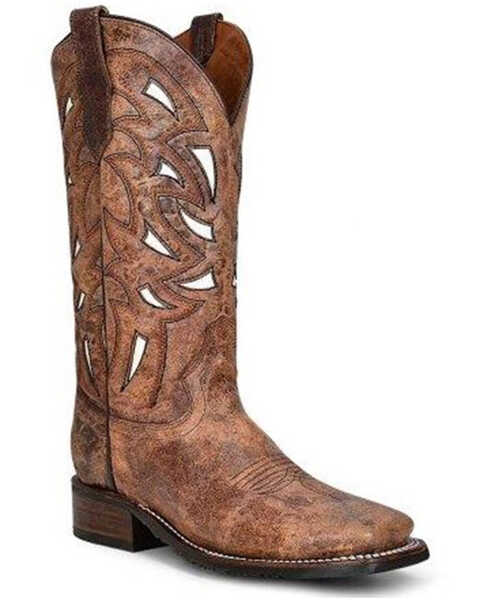 Image #1 - Circle G Women's Western Boots - Broad Square Toe, Brown, hi-res