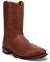 Image #1 - Laredo Men's Vaughn Roper Boots - Round Toe, Tan, hi-res