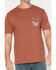 Image #3 - Ariat Men's Rebar Cotton Strong Bolt Skull Short Sleeve Work T-Shirt, Red, hi-res