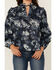 Image #3 - Revel Women's Floral Print 3/4 Sleeve Top, Blue, hi-res
