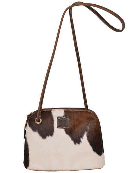 STS Ranchwear Women's Hair On Cowhide Baroness Classic Crossbody, Distressed Brown, hi-res