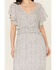 Image #3 - Stetson Women's Herringbone Midi Dress, White, hi-res