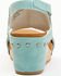 Image #5 - Very G Women's Isabella Suede Sandals , Turquoise, hi-res