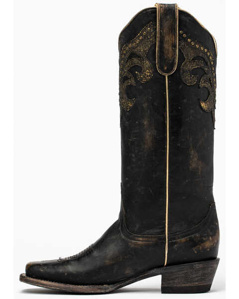 Image #3 - Idyllwind Women's Tough Cookie Western Boots - Square Toe, Black/tan, hi-res