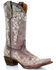Corral Girls' Crater Bone Embroidered Western Boot - Snip Toe, Brown, hi-res