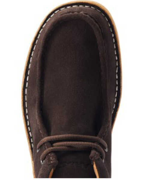 Image #4 - Ariat Men's Clean Country Western Casual Shoes - Moc Toe, Brown, hi-res