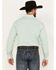 Image #4 - Cinch Men's Striped Long Sleeve Button-Down Western Shirt, Light Green, hi-res