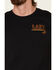 Image #3 - Lazy J Ranch Wear Men's Black Fire J Ranch Logo Graphic T-Shirt, Black, hi-res
