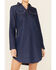 Image #3 - Roper Women's Denim Stitched Mini Dress, Blue, hi-res