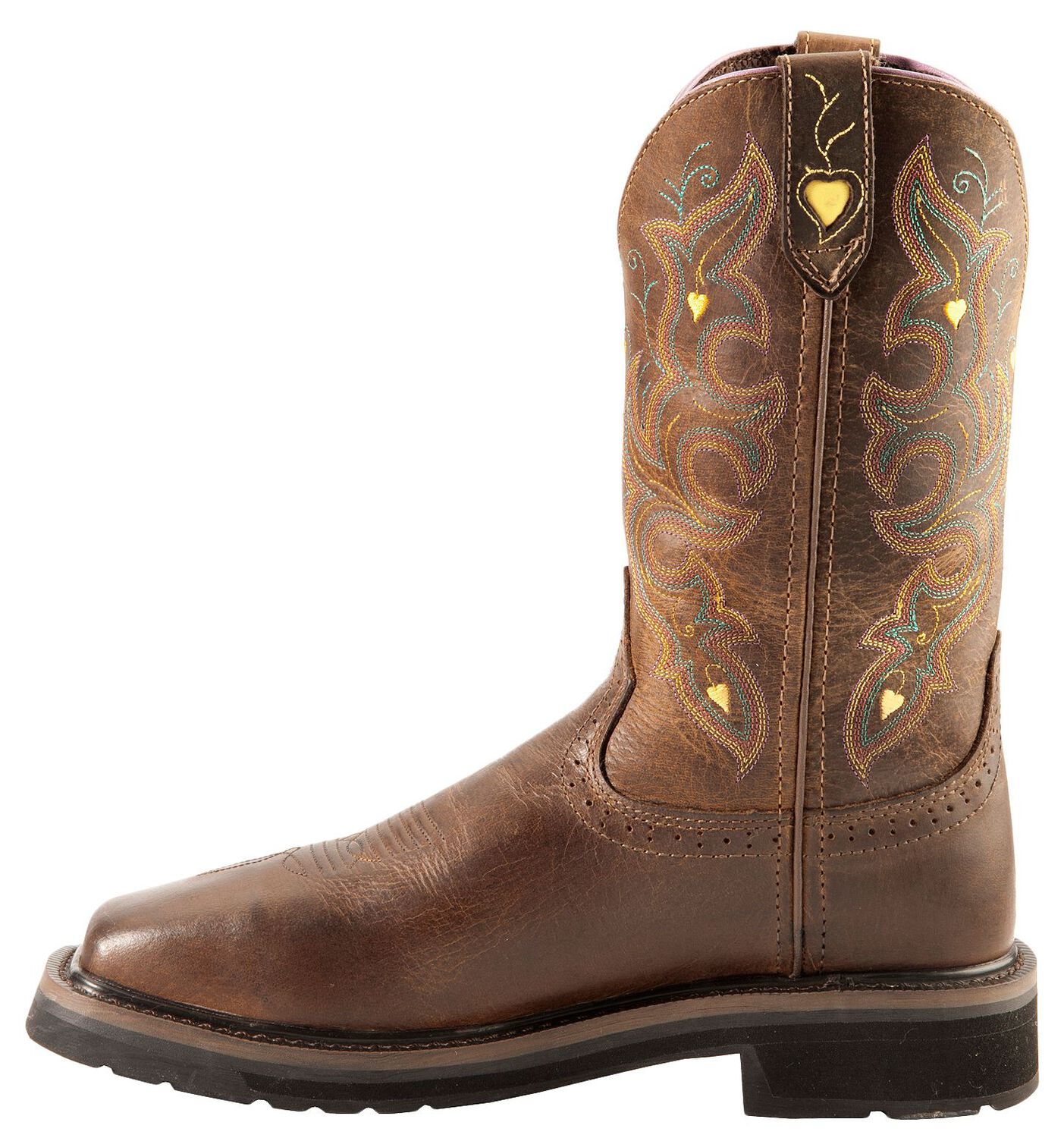 Image #3 - Justin Women's Sunney Pull On EH Work Boots - Composite Toe, Rugged, hi-res