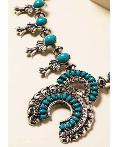 Image #4 - Shyanne Women's In The Oasis Squash Blossom Necklace, , hi-res