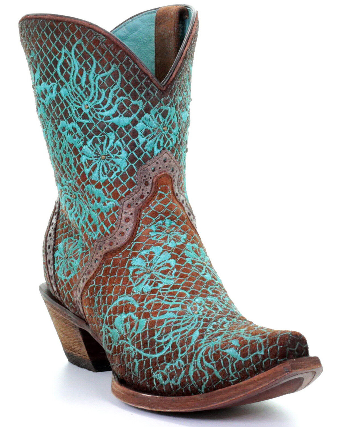 corral women's floral embroidered western boots
