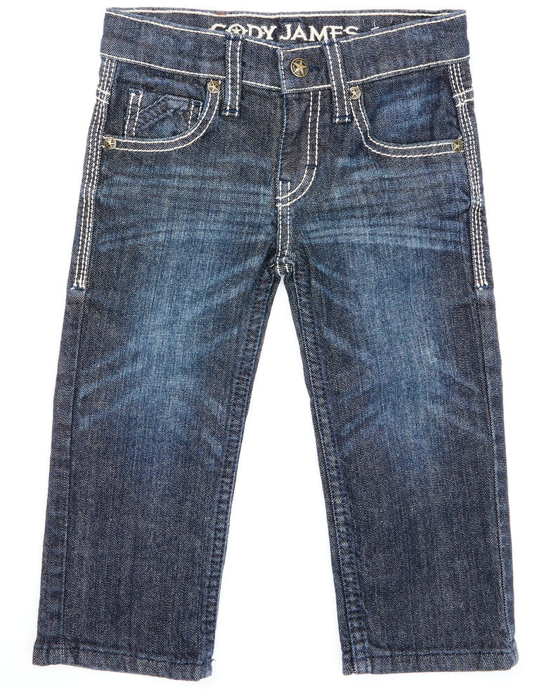 Cody James Toddler Boys' Night Hawk Stretch Relaxed Bootcut Jeans , Blue, hi-res