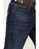 Wrangler 20X Men's Steel Dark Wash Stretch Slim Straight Jeans , Blue, hi-res