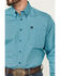 Image #3 - Cinch Men's Geo Print Long Sleeve Button-Down Western Shirt, Turquoise, hi-res