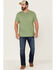 Brothers & Sons Men's Basic Pocket T-Shirt , Green, hi-res