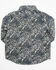 Image #3 - Cinch Infant Boys' Paisley Print Long Sleeve Button-Down Western Shirt, Black, hi-res