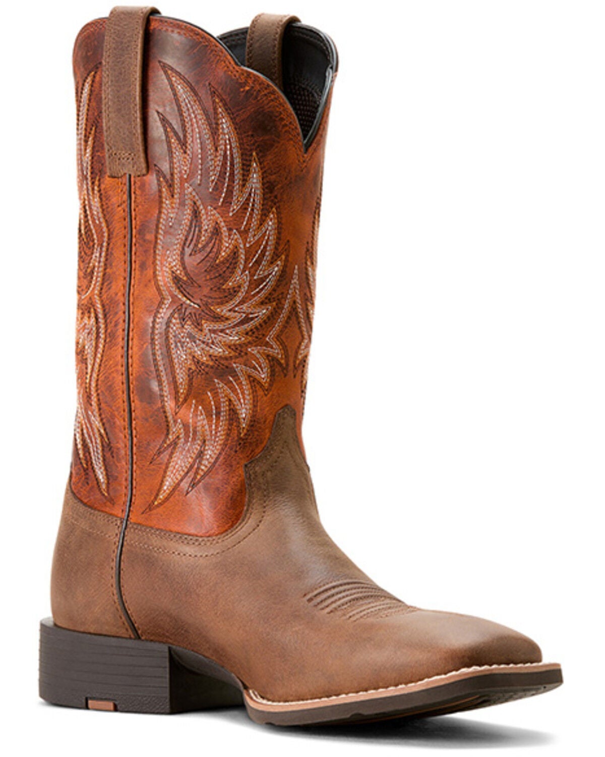 Ariat Men's Sport Rider Western Boots Broad Square Toe Sheplers