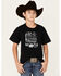National Park Foundation Boys' Wild Things Graphic Short Sleeve T-Shirt - Black , Black, hi-res