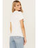 Image #4 - Youth in Revolt Women's Cowboy Downhill Short Sleeve Graphic Tee, Tan, hi-res