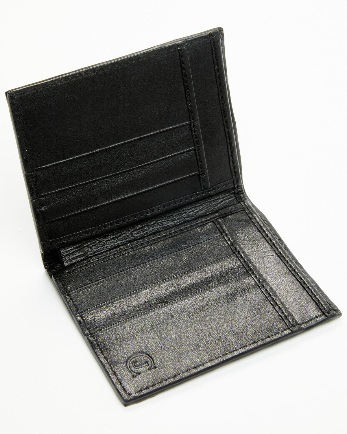 Image #2 - Cody James Black 1978® Men's Sutton Exotic Caiman Tail Wallet, Black, hi-res