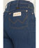 Image #4 - Wrangler X Lainey Wilson Women's Cheeky Wide Leg Stretch Denim Jeans, Blue, hi-res