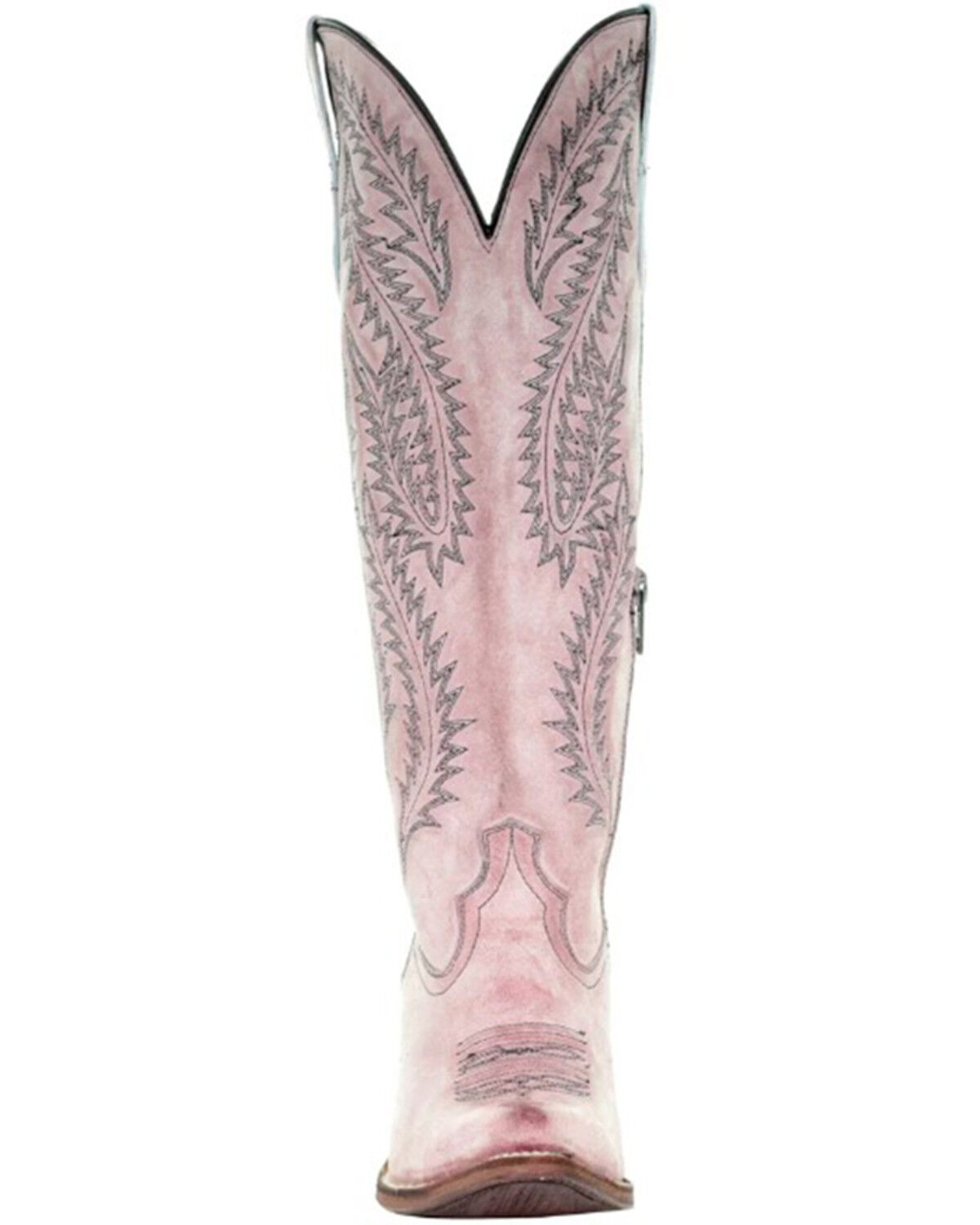 Image #4 - Corral Women's Embroidered Tall Western Boots - Round Toe, Rose, hi-res