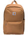 Image #1 - Carhartt Brown 21L Laptop Backpack, Brown, hi-res