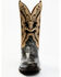 Image #4 - Dan Post Men's Exotic Eel Western Boots - Square Toe, Black, hi-res