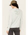 Image #4 - Carhartt Women's Force Sun Defender Relaxed Fit Lightweight Logo Hooded Graphic Long Sleeve , Seafoam, hi-res