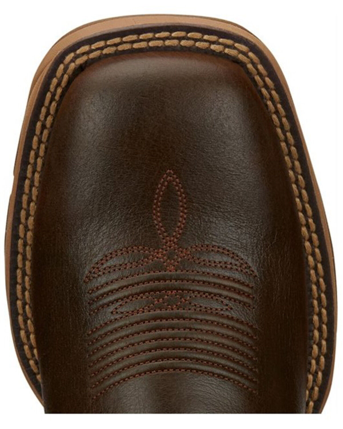 Image #6 - Tony Lama Men's Bartlett Coffee Western Work Boots - Soft Toe, Brown, hi-res