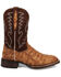 Image #2 - Dan Post Leon Exotic Caiman Western Boots - Broad Square Toe, Brass, hi-res