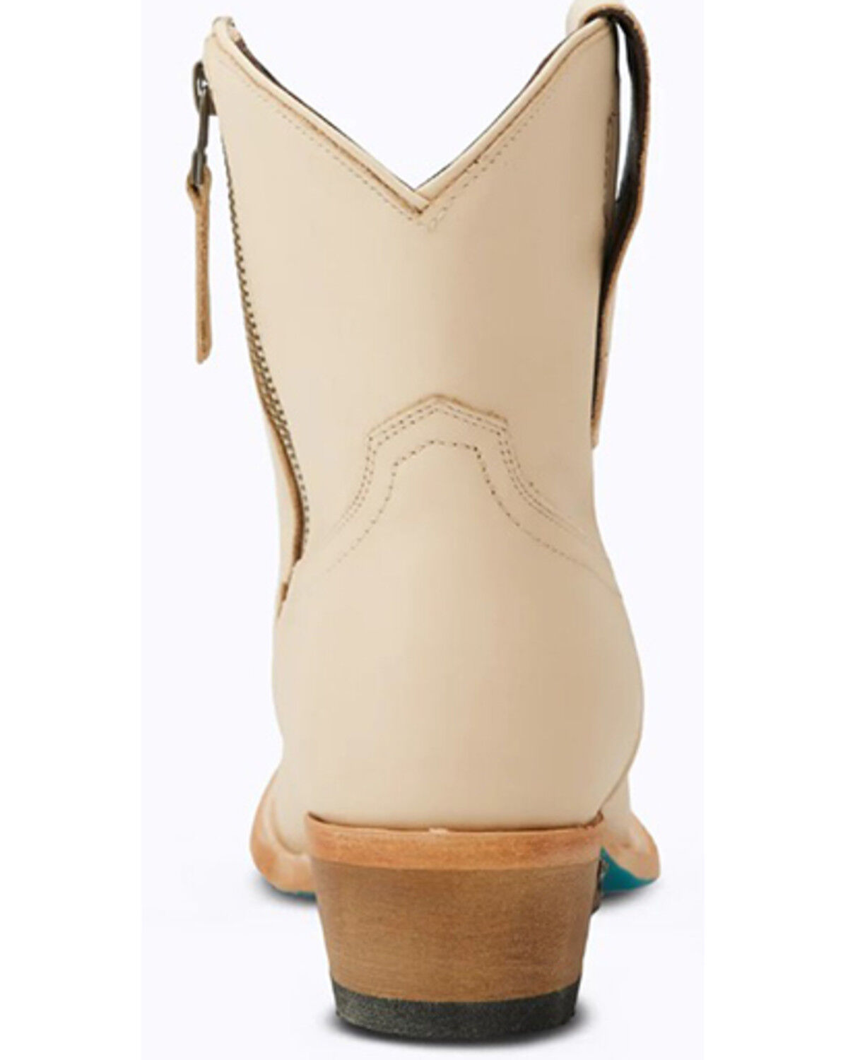 Image #5 - Lane Women's Plain Jane Booties - Round Toe, Cream, hi-res