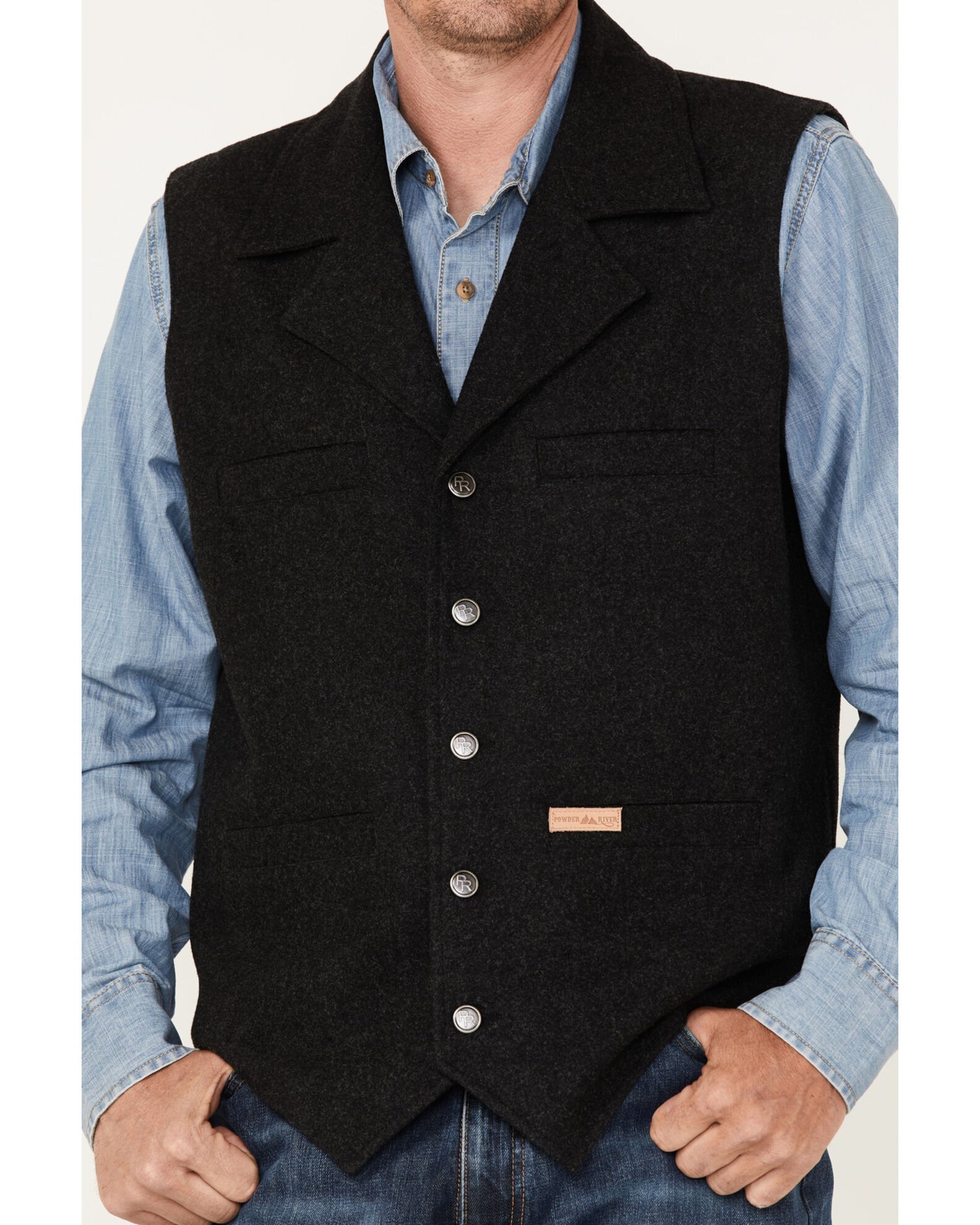 Powder river wool vest online