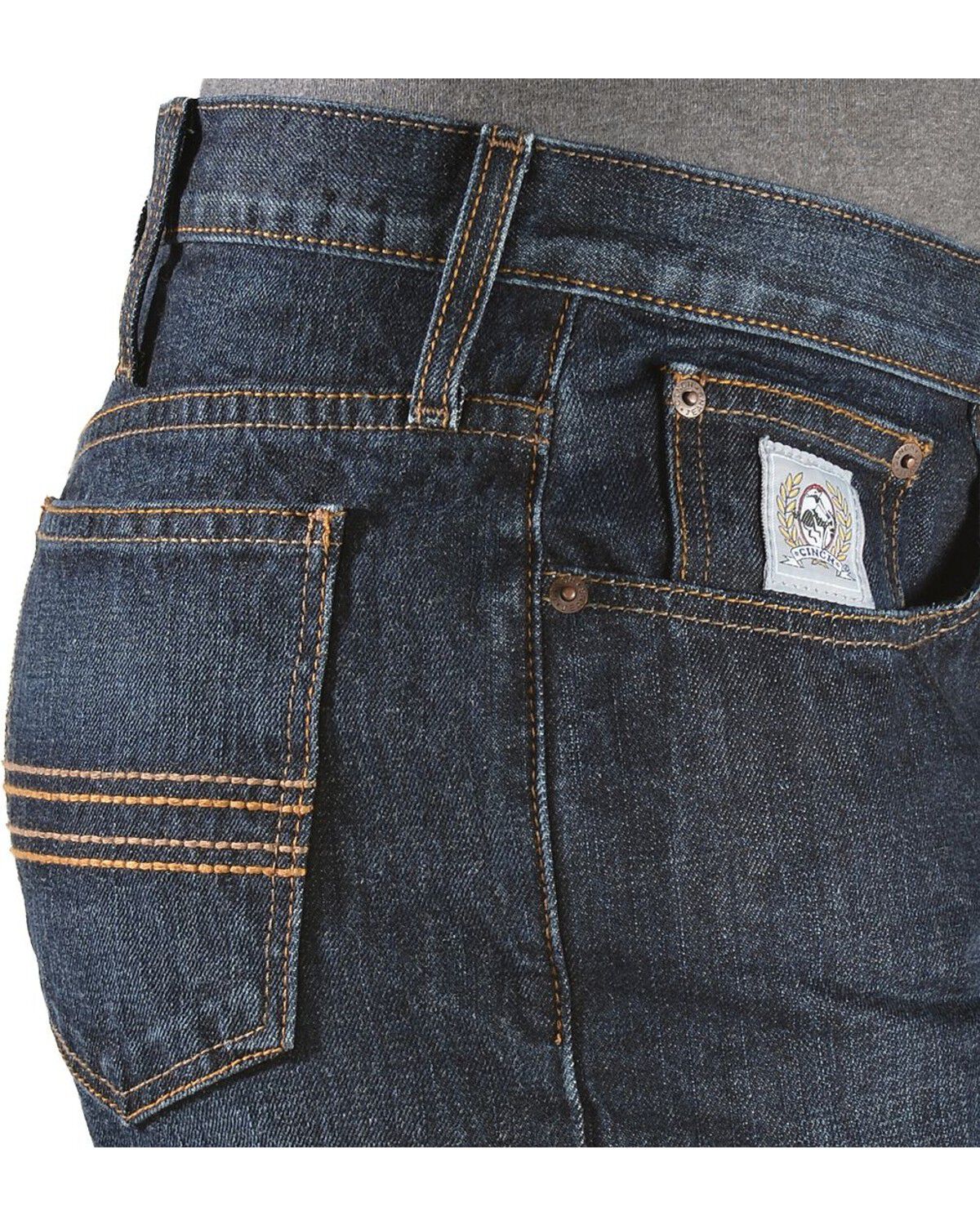 cinch silver label dark wash