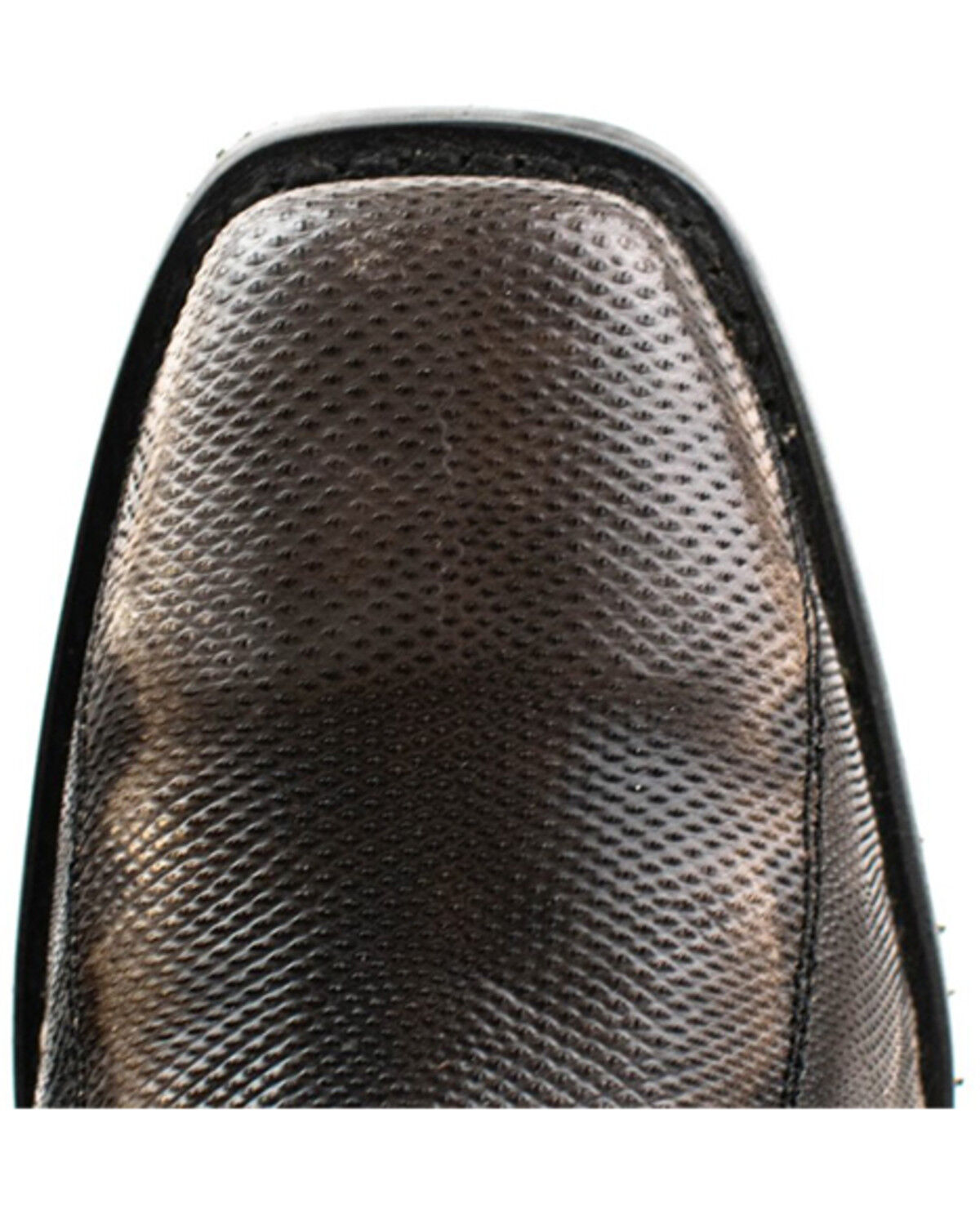 Image #6 - Dan Post Men's Karung Snake Exotic Western Boots - Square Toe, Black, hi-res