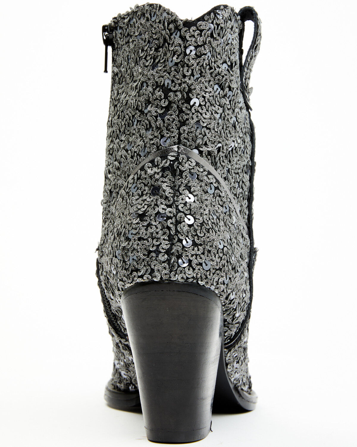Image #5 - Shyanne Women's Dolly Western Booties - Round Toe, Silver, hi-res