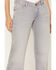 Image #2 - Wrangler Women's Haute Haze Low Rise Cowboy Straight Denim Jeans, Grey, hi-res