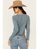 Image #4 - Originality Women's Whiskey Business Thermal Graphic Tee, Blue, hi-res
